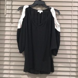 Black Sheer top